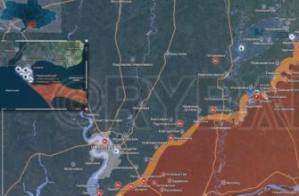 Карта боевых действий и обстановка на Николаевско-Криворожском направлении Украины на 22.07.2022