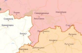 Карта боевых действий на Украине сегодня 8.07.2022