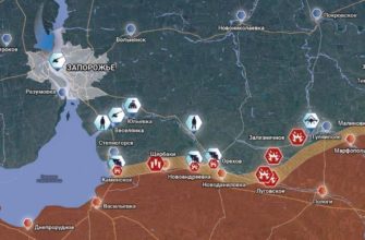 Карта боев и обстановка на Донецко-Запорожском направлении Украины на 30.07.2022