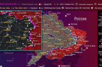 Карта боевых действий на Украине сегодня 22.07.2022