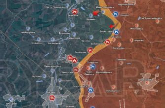 Карта боевых действий и обстановка на Соледарском фронте Украины