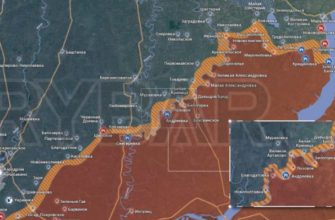 Карта боевых действий и обстановка на Николаевско-Криворожском направлении
