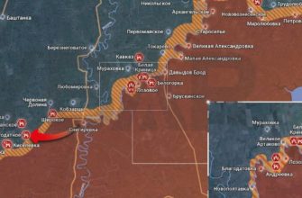 Карта боевых действий и обстановка на Николаевско-Криворожском