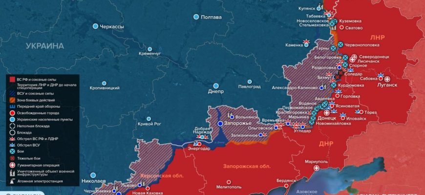 карта боев 15 11