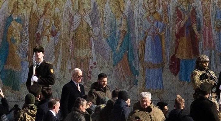 Визит Джо Байдена на Украину 20.02.23
